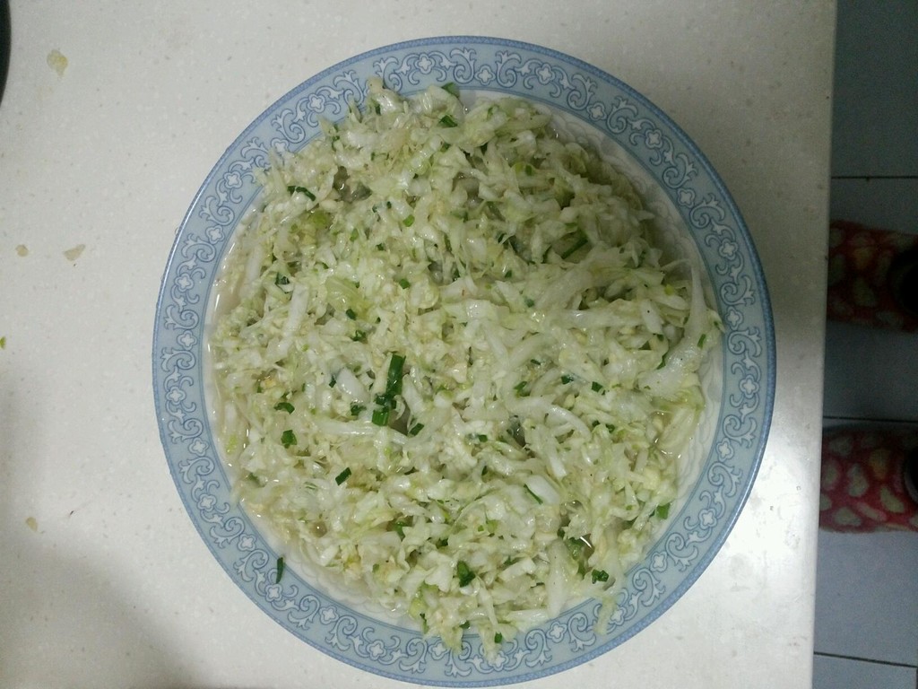 凉拌油菜成品图