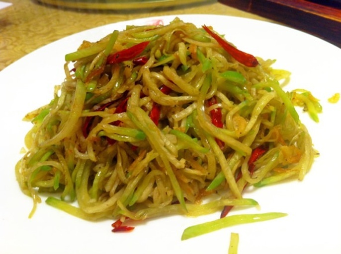 山药荷兰豆成品图