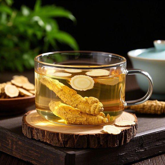 人参泡水与炖汤场景图