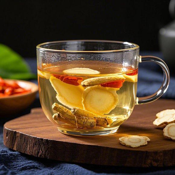 现代风格的玻璃柜中陈列三种水杨桃根衍生产品:左侧为透明瓶装棕色液体提取物,标签注明‘水杨桃根浓缩液’;中间为小布袋包装的代茶饮组合,含切段根须与枸杞、甘草配伍;右侧为胶囊瓶,标注‘水杨桃根黄酮软胶囊’,背景为实验室显微镜与HPLC检测图谱 水杨桃根深加工产品概念图