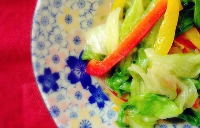 彩椒沙拉盘