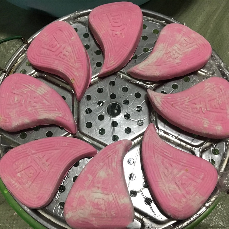 寿桃制作所需食材和工具展示