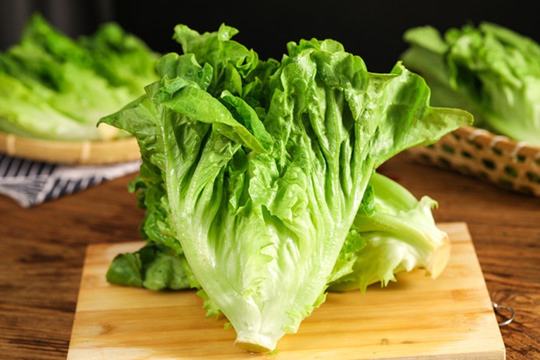 挑选新鲜散叶生菜