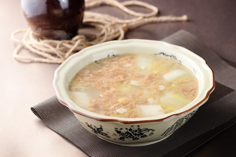 粉丝白菜蛋花汤