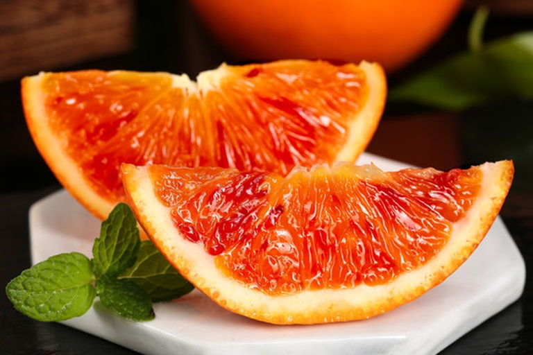 塔罗科血橙切面展示