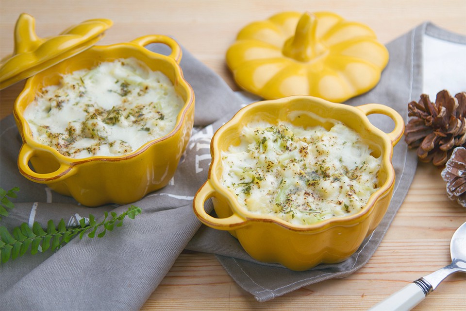 三人份南瓜芋头板栗炖盅成品图