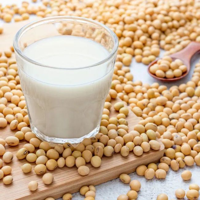 大豆与豆浆对比图