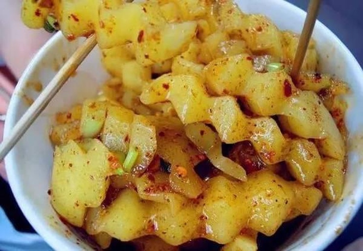 狼牙土豆成品特写图