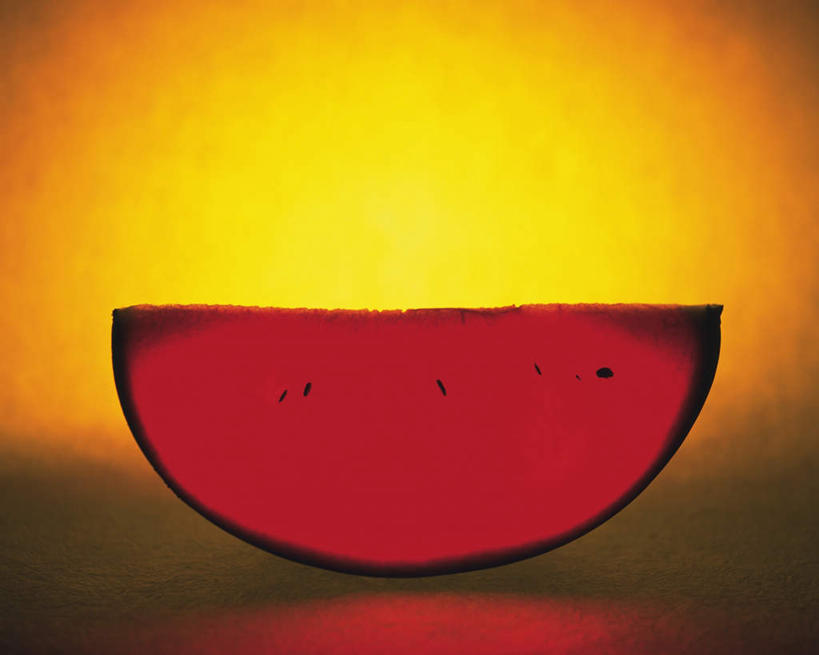 家庭分享西瓜红