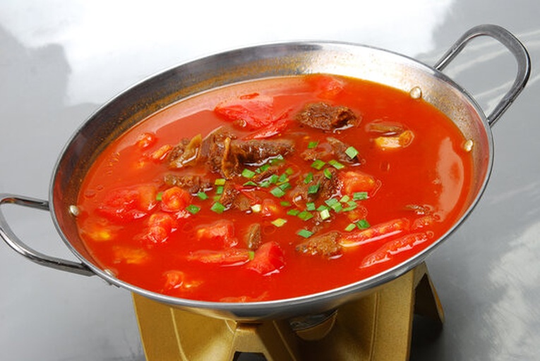 番茄土豆牛肉成品图