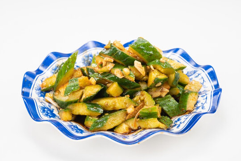 旱黄瓜凉拌图