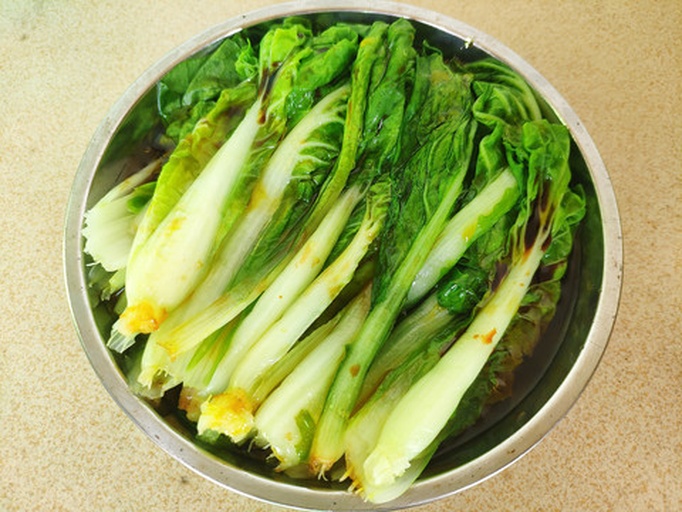 油麦菜烹饪示意图