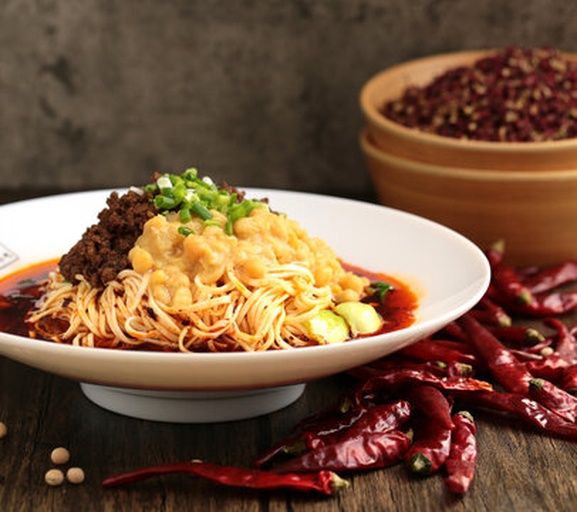 台州魔鬼姜汤面成品特写