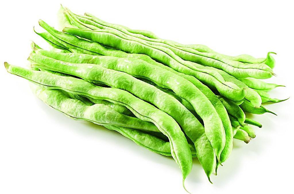 绿扁豆的外观特写