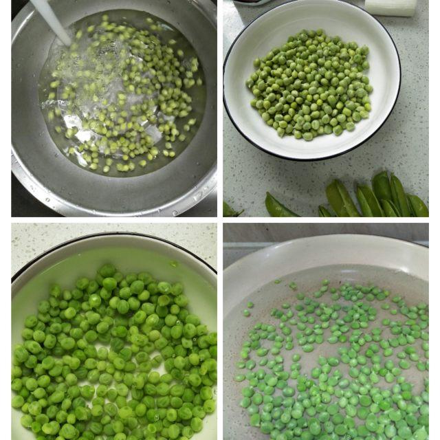 青豌豆加工成黄豌豆的流程图