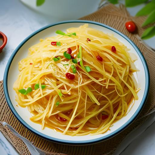 尖椒土豆丝成品图