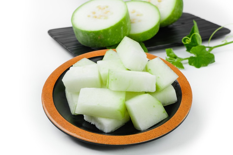 瘦肉与冬瓜食材图