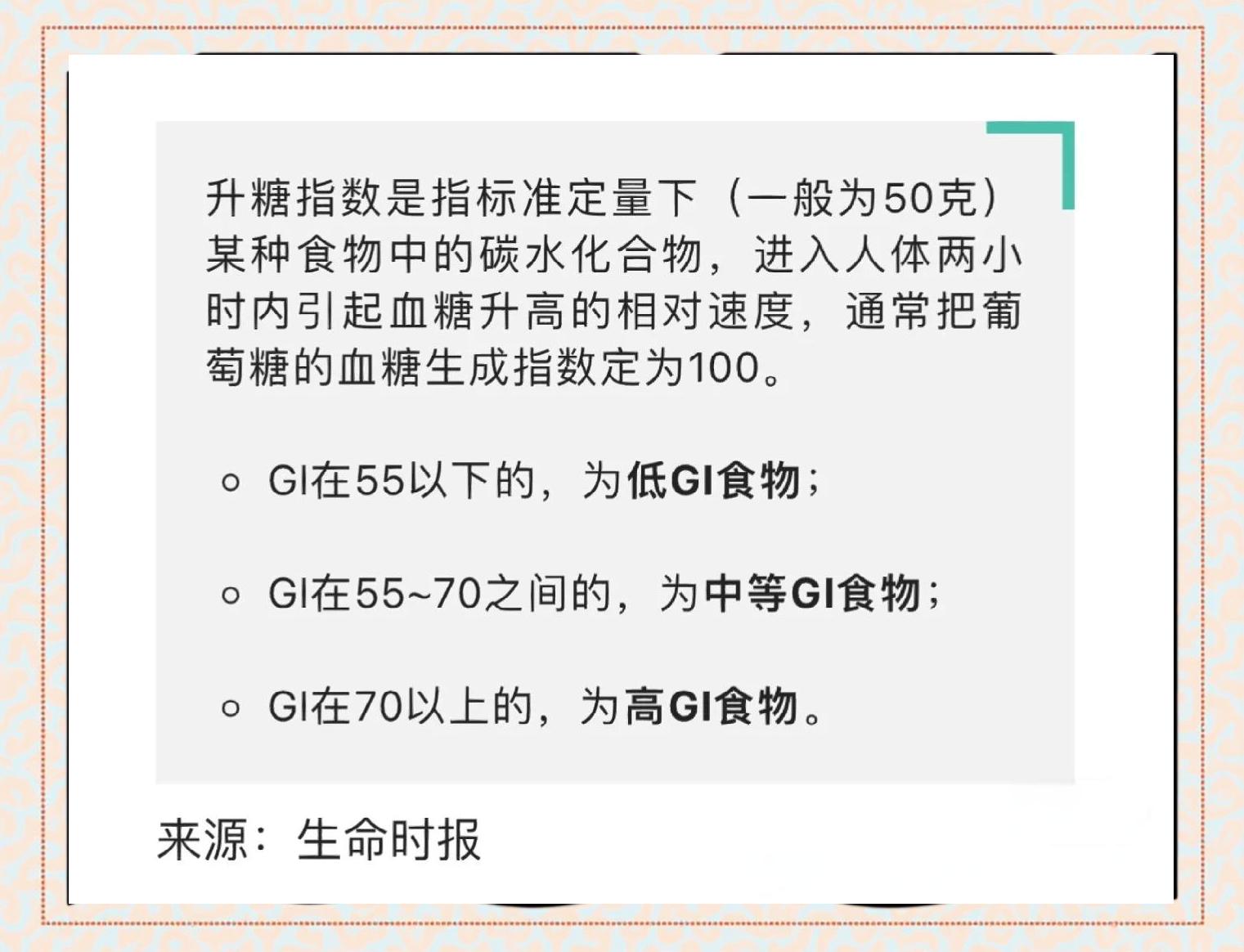 GI分类示意图