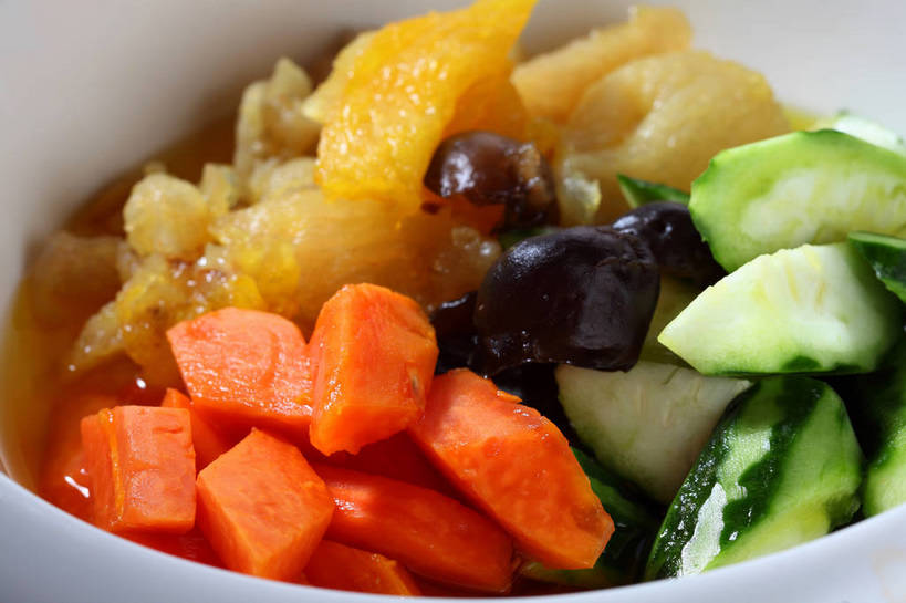 水果萝卜沙拉搭配