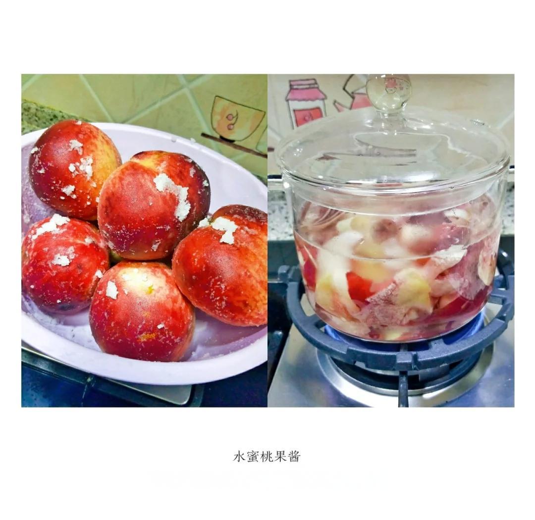 寿桃果酱制作过程