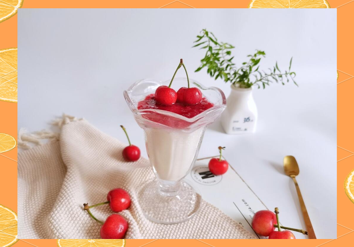 寿桃布丁成品展示