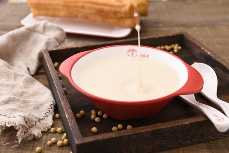 豆浆搭配早餐图