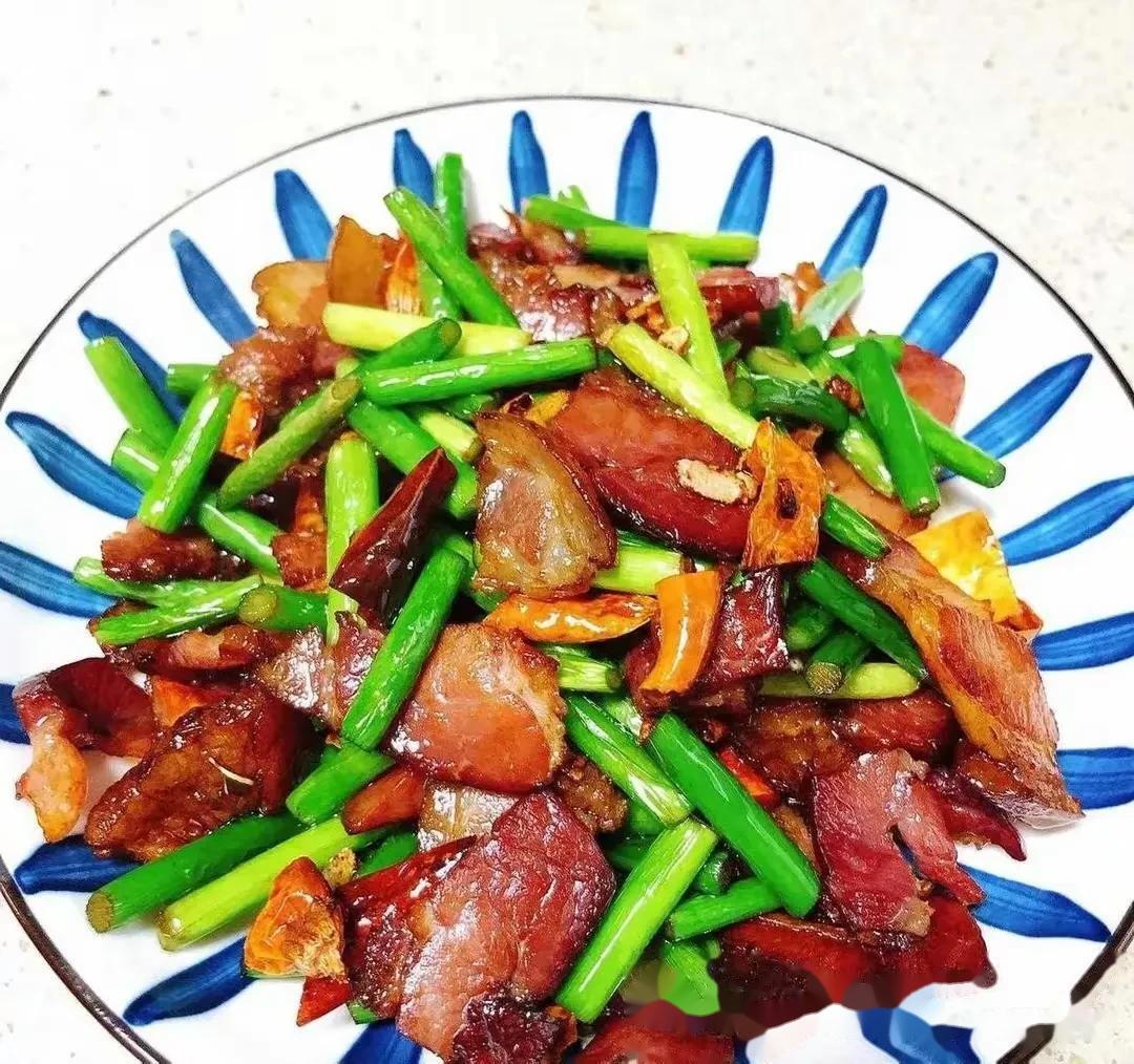 红菜苔家常炒制过程