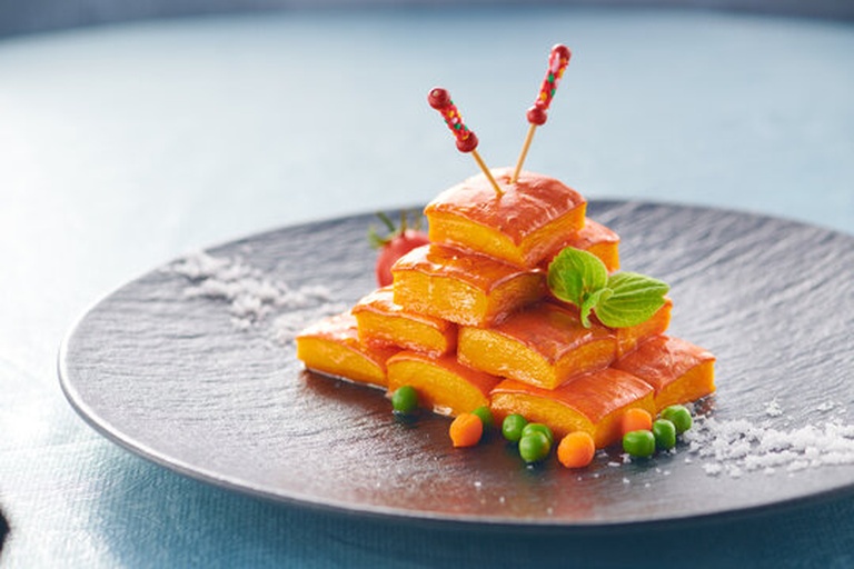 香橙班戟成品展示