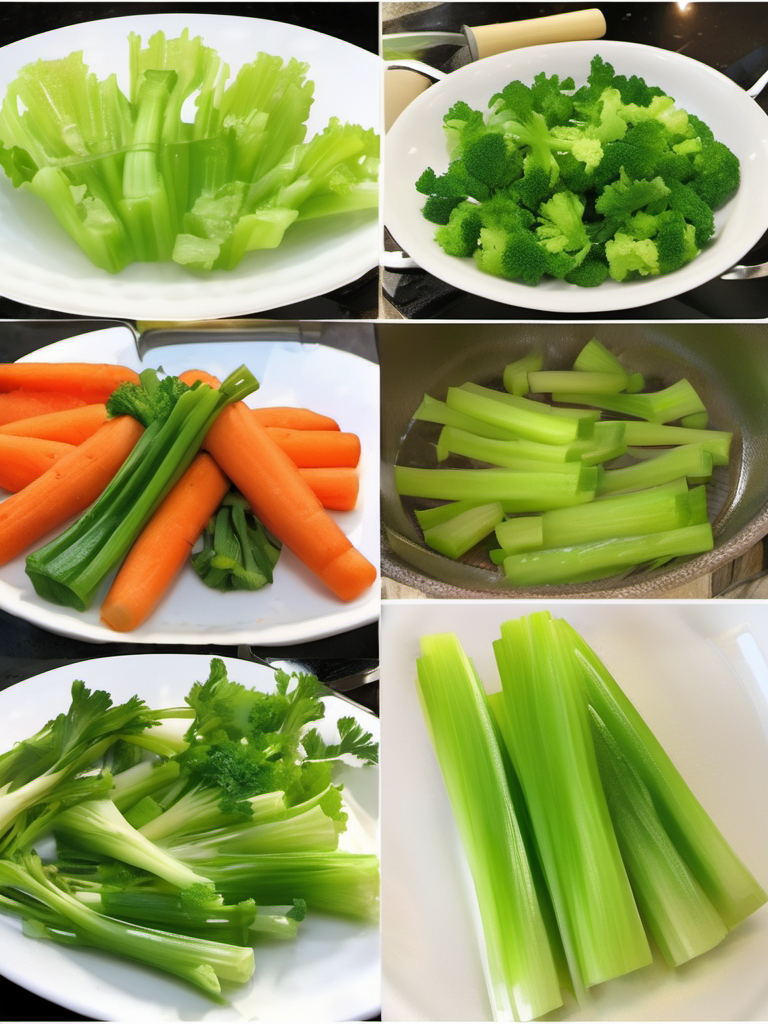 野芹菜根与其他蔬菜的搭配图