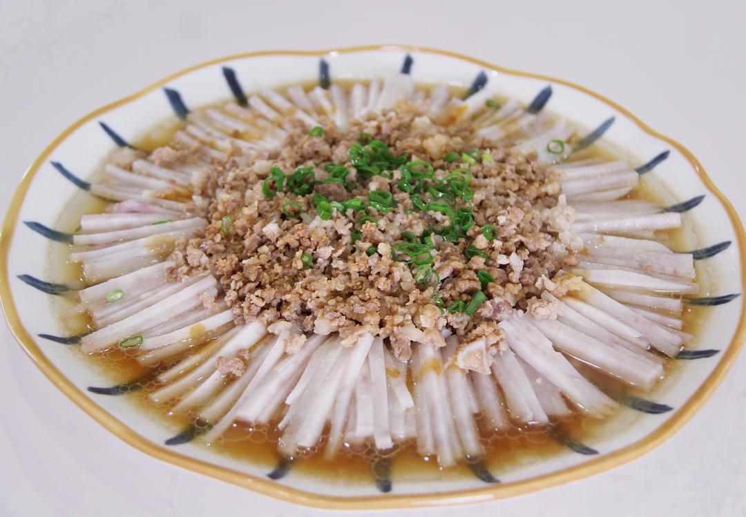 红皮萝卜蒸糕成品展示