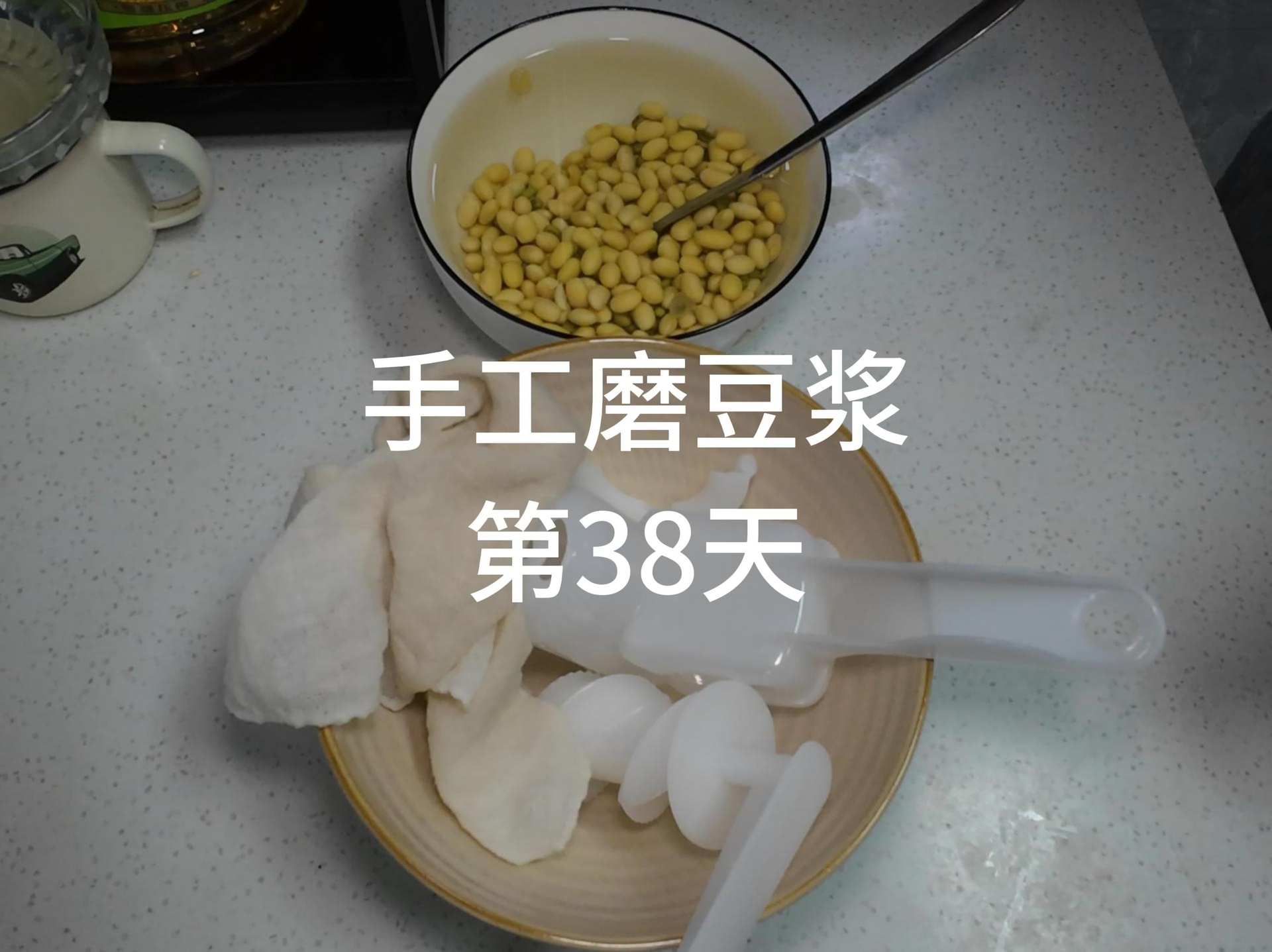 豆浆机正在制作豆浆