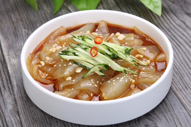 豌豆粉凉拌图