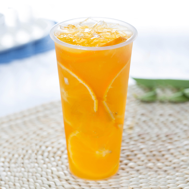 香橙冰茶成品展示