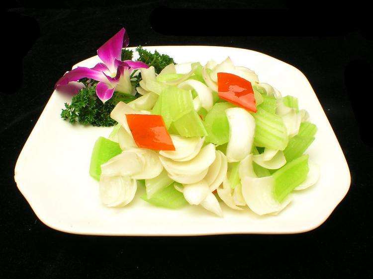 芹菜与圆椒食材拼盘