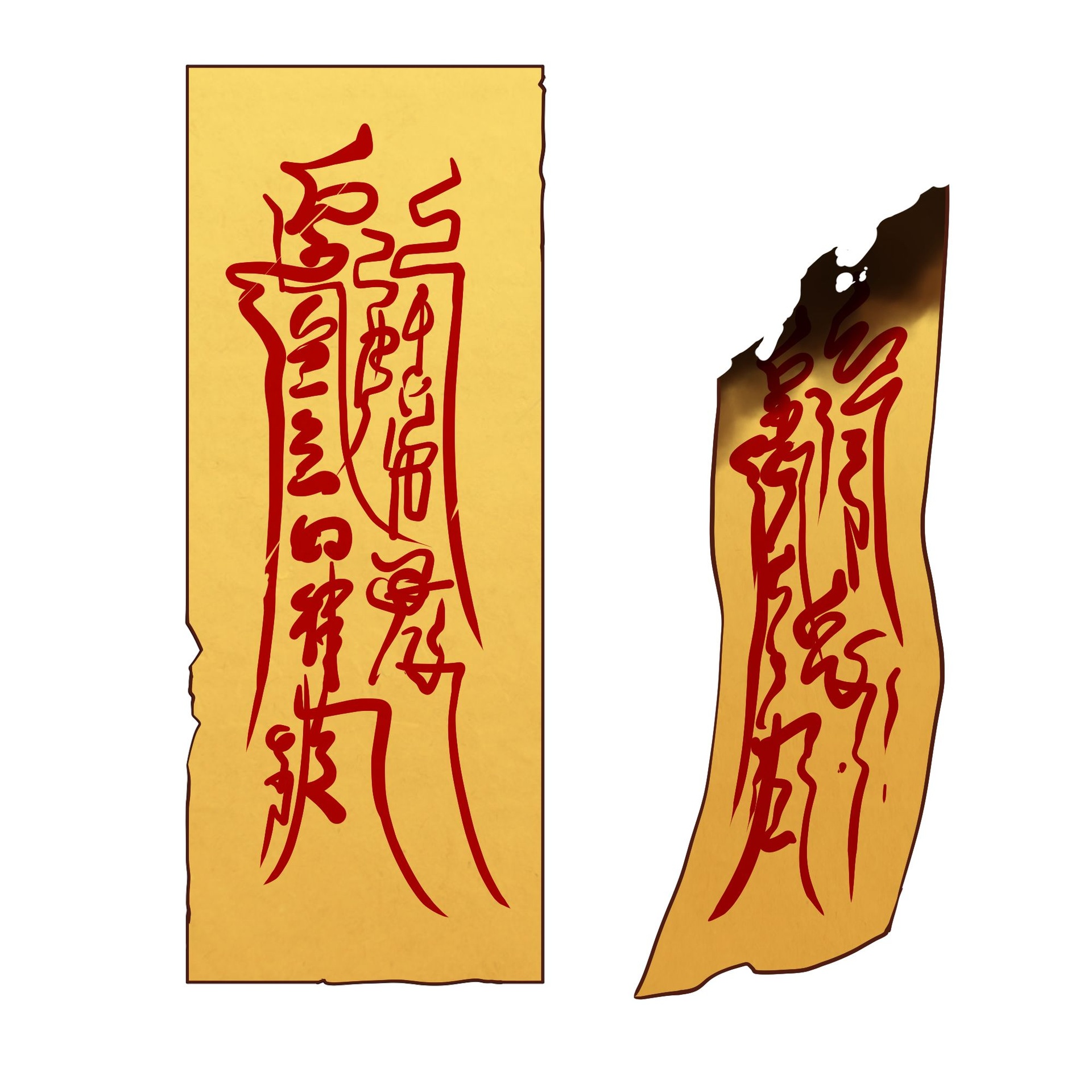 白不老文化插画