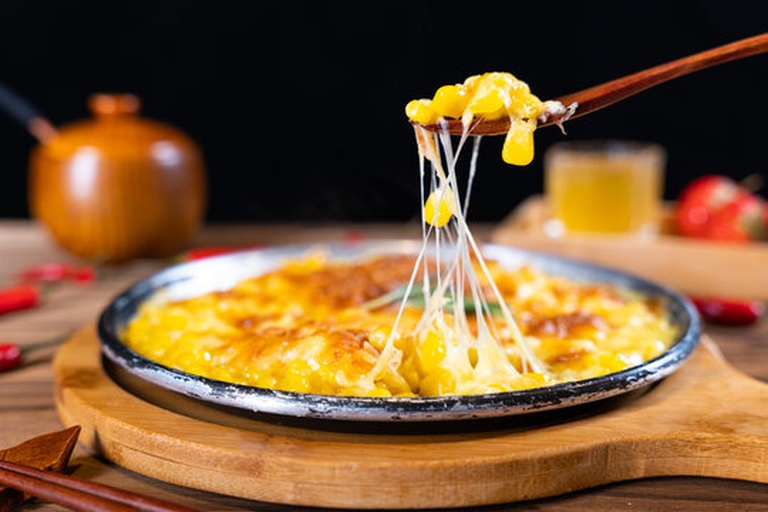 蒜香玉米成品展示