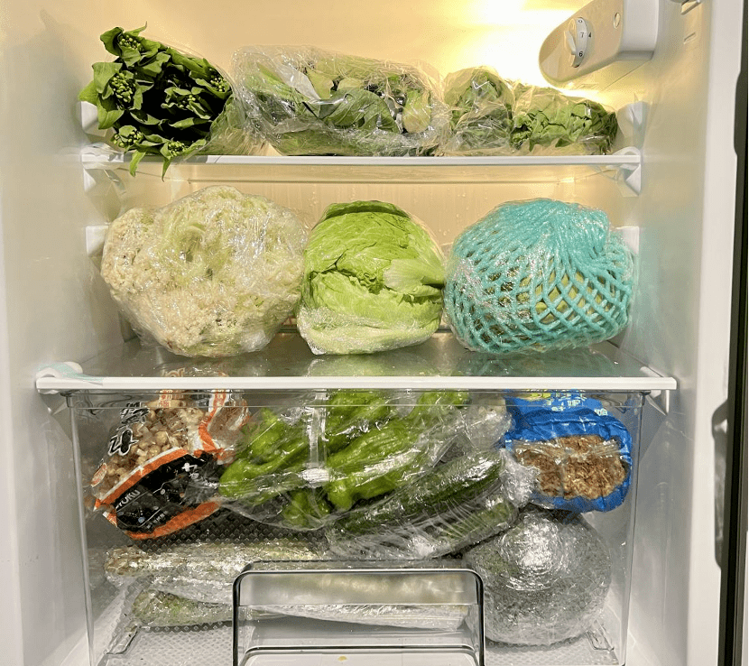 生菜储存方式示意图