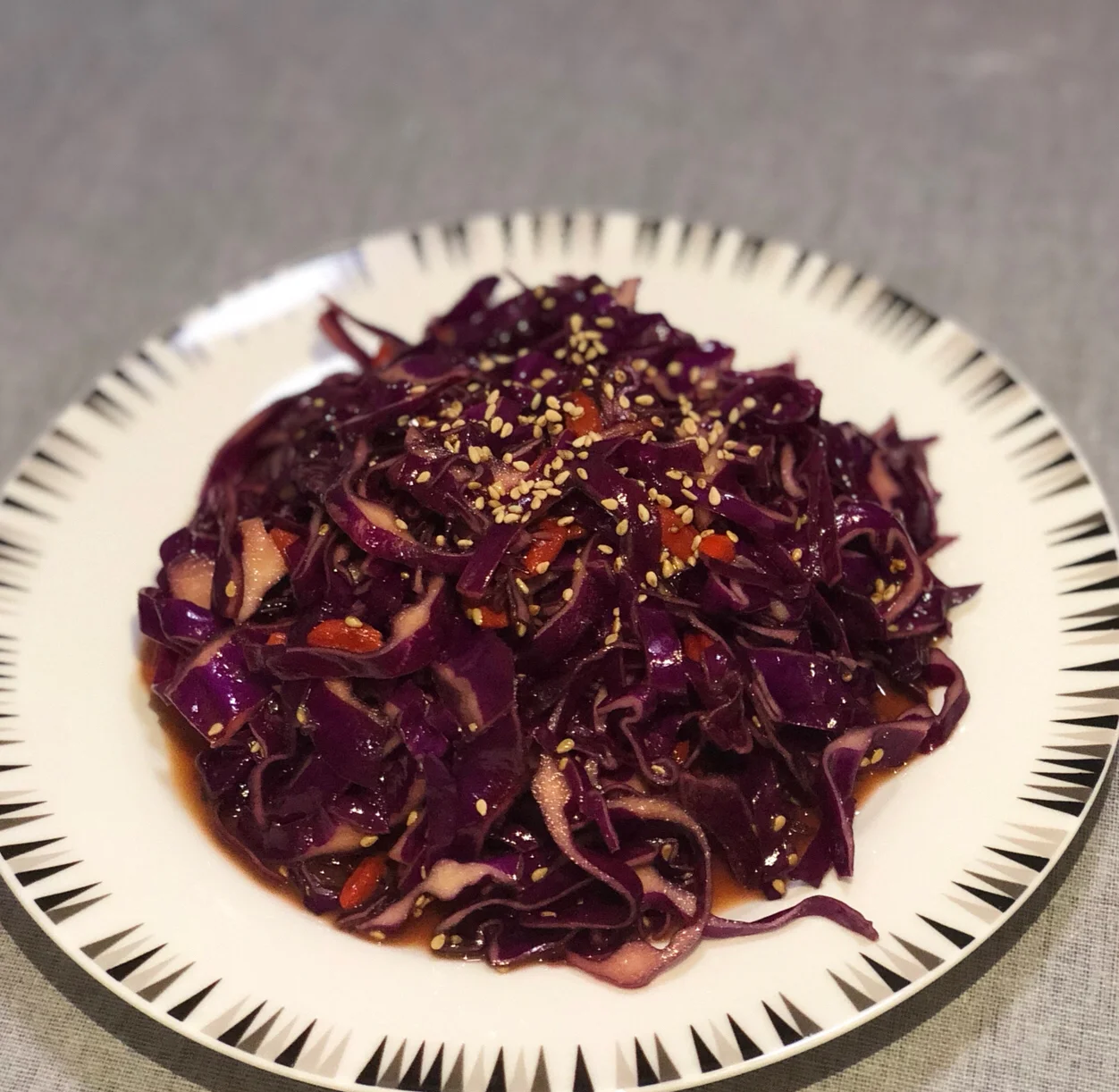 成品紫甘蓝菜肴