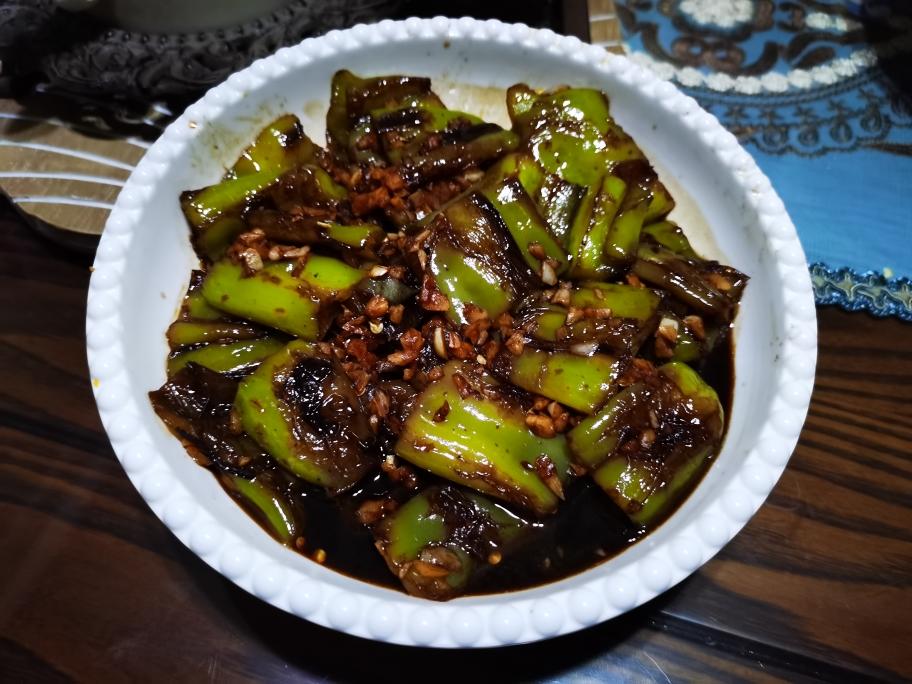 薄皮椒烹饪过程
