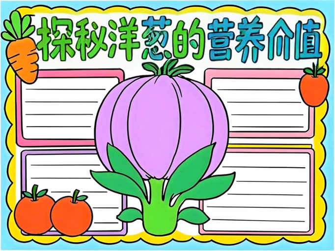 章丘大葱营养成分展示图