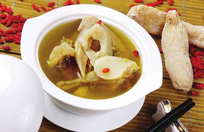 鹿鞭炖汤成品图
