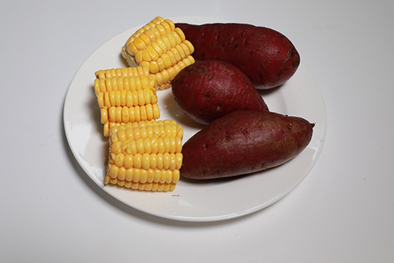 红薯搭配健康饮食示意图