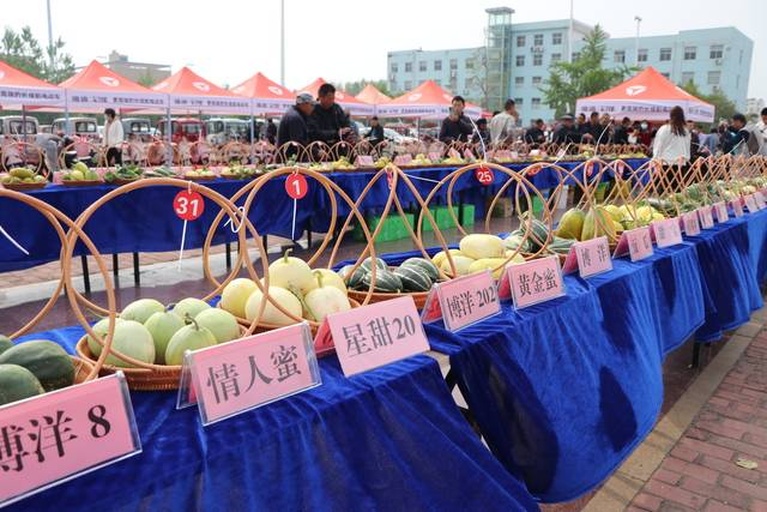 甜瓜市场销售场景