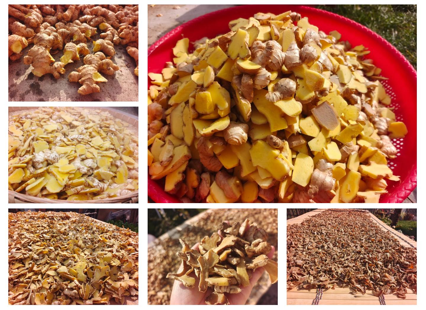 自制面姜过程示意图