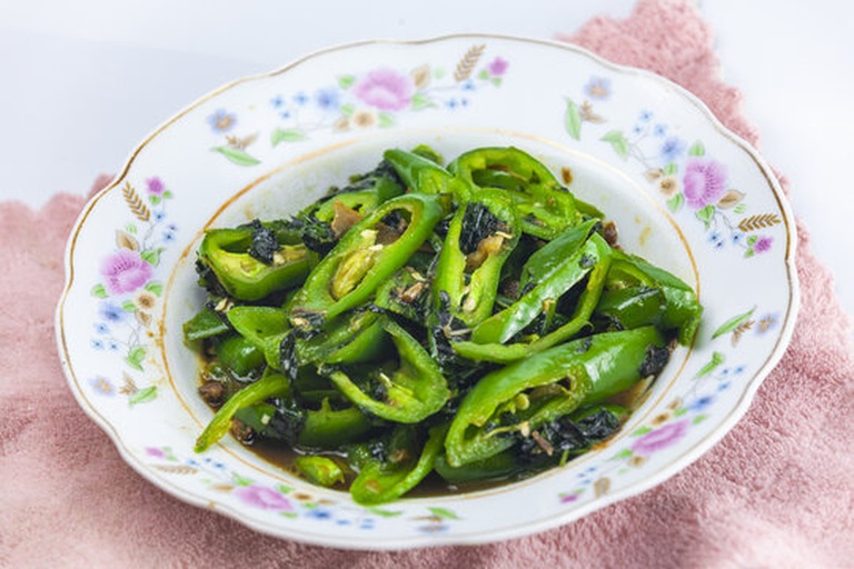 甜椒菜肴成品图