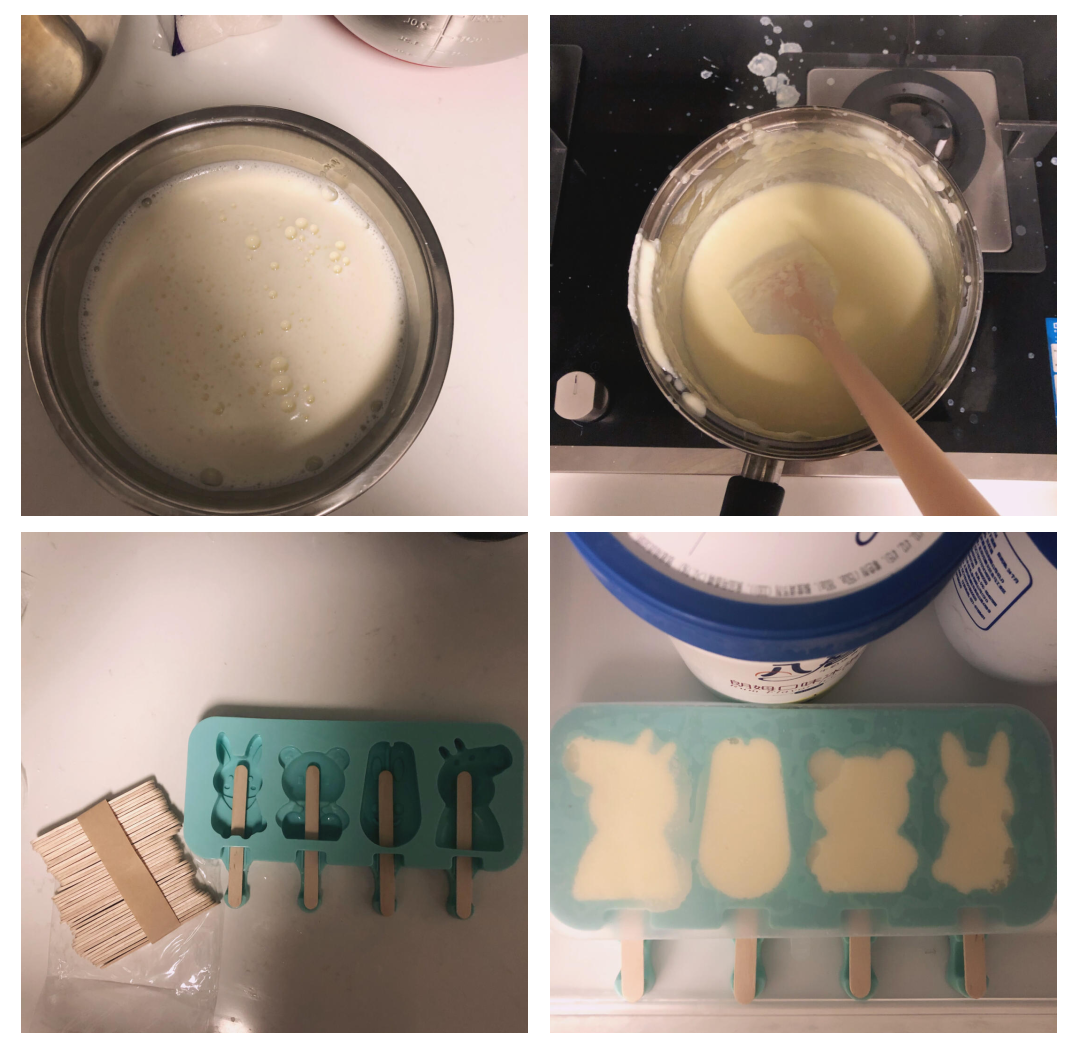 展示冰淇淋在冷冻过程中搅拌与定型的细节操作 草莓奶油冰淇淋冷冻搅拌图