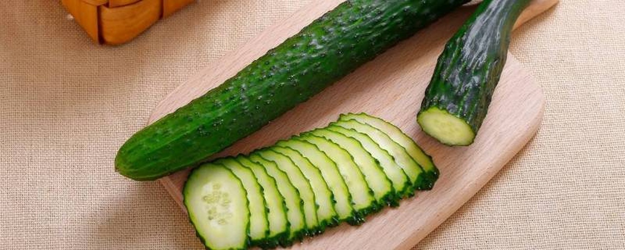 小黄瓜处理过程特写