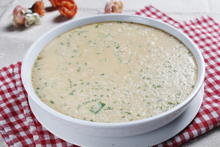 鹿鞭粉鸡蛋羹成品图