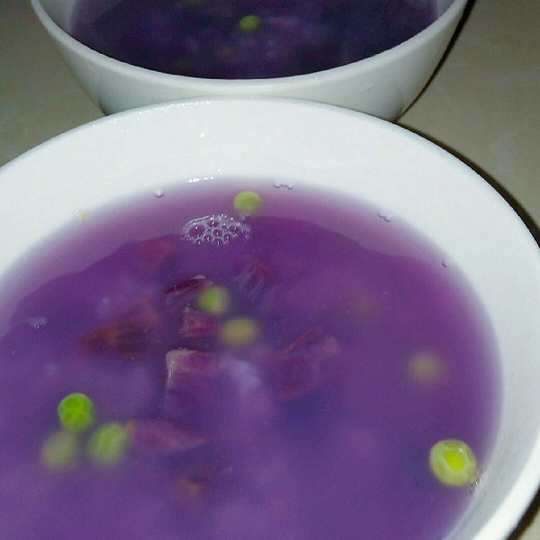 紫薯豆浆成品图