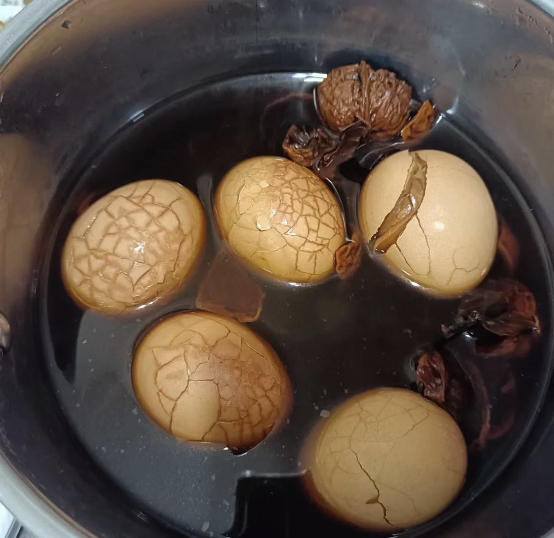 野菊花嫩叶炒鸡蛋的烹饪过程